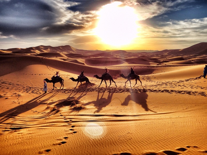 Away to Africa Camel Ride Morocco Merzouga-tours